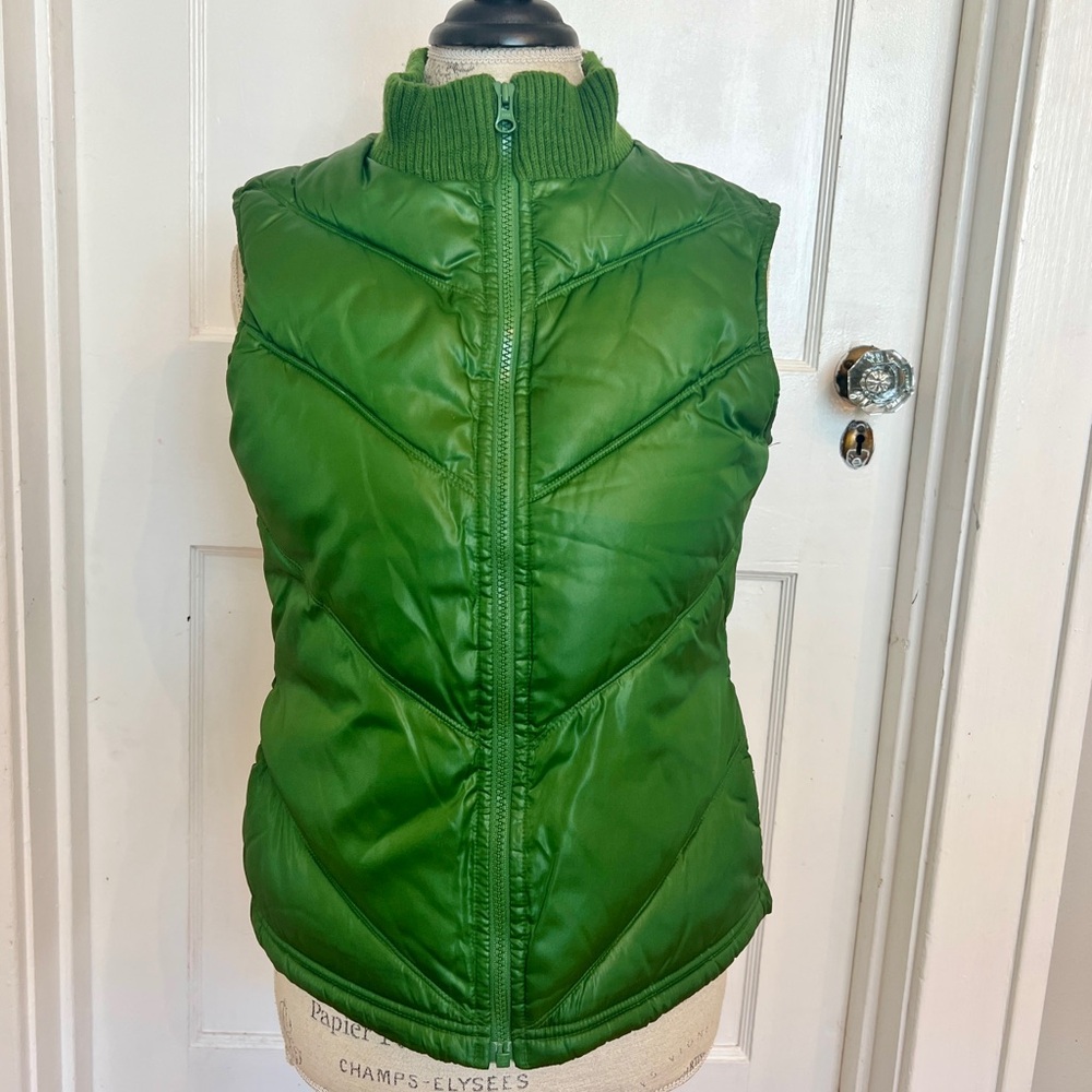 Vibrant Green Quilted Puffer Vest